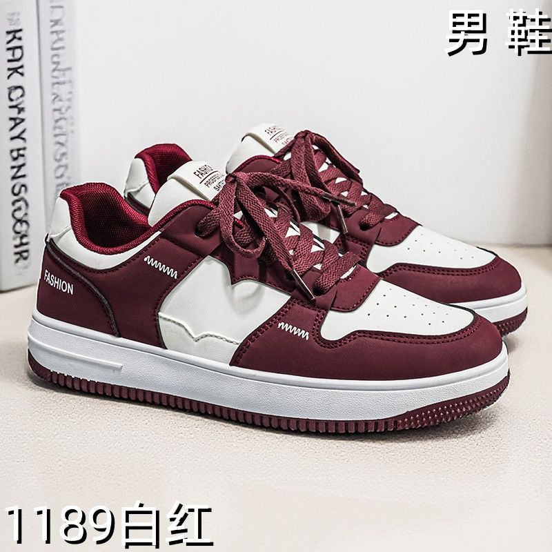 1189 men's wholesale sneaker - White/Red