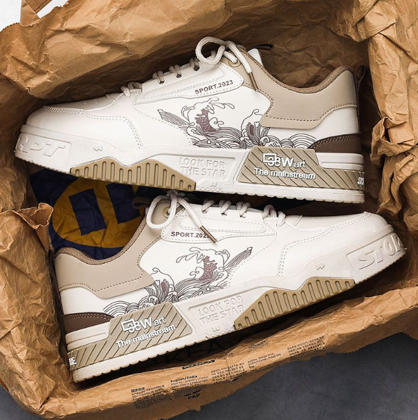 Men's wholesale sneaker AD011 - White/Blue
