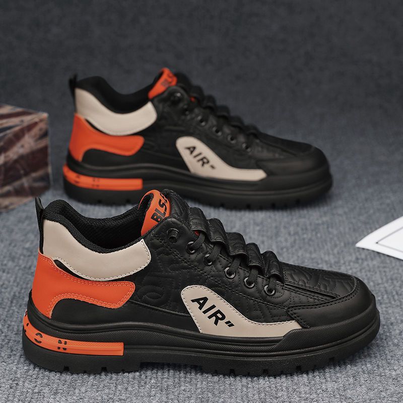 Men's wholesale sneaker B310 - Black/Orange