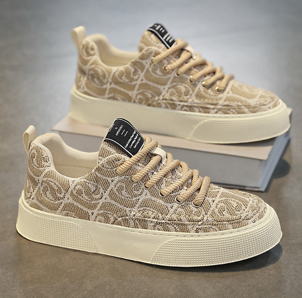 Men's wholesale sneaker BK2076 - Beige/Red