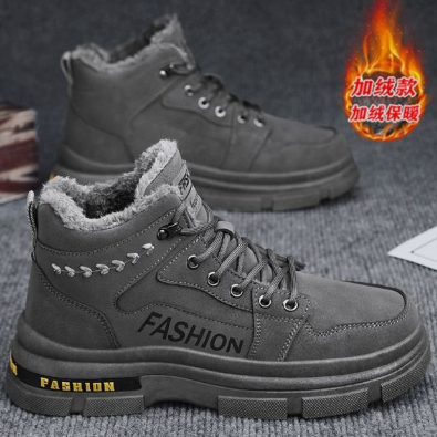 Men's wholesale sneaker CF1110-1 - Grey Fur-Lined