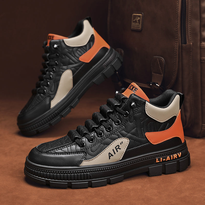 Men's wholesale sneaker E8120 - Black/Orange