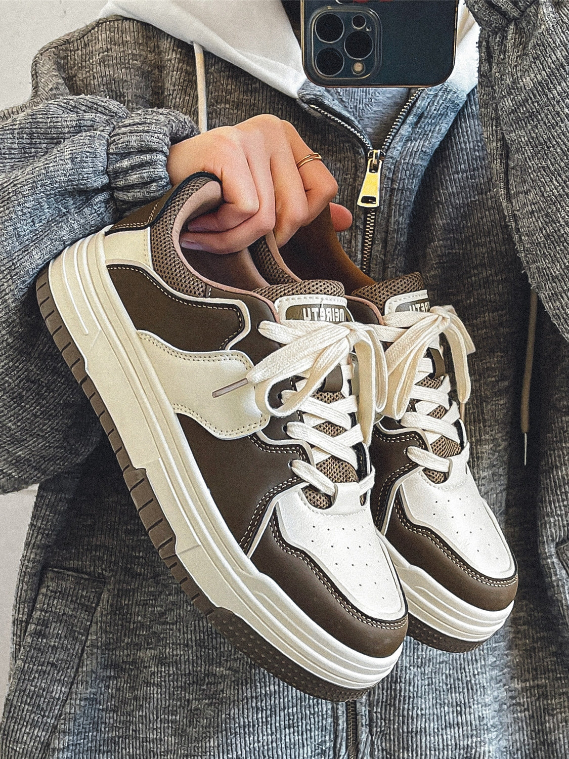 Men's wholesale sneaker K88 - Beige/Black