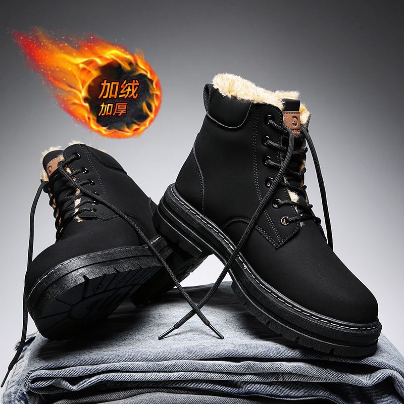 Men's wholesale sneaker M1-1 - Black Fur-Lined