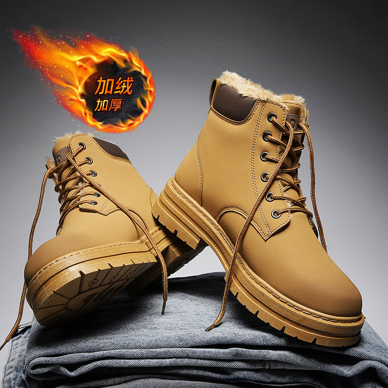 Men's wholesale sneaker M1-1 - Yellow Fur-Lined