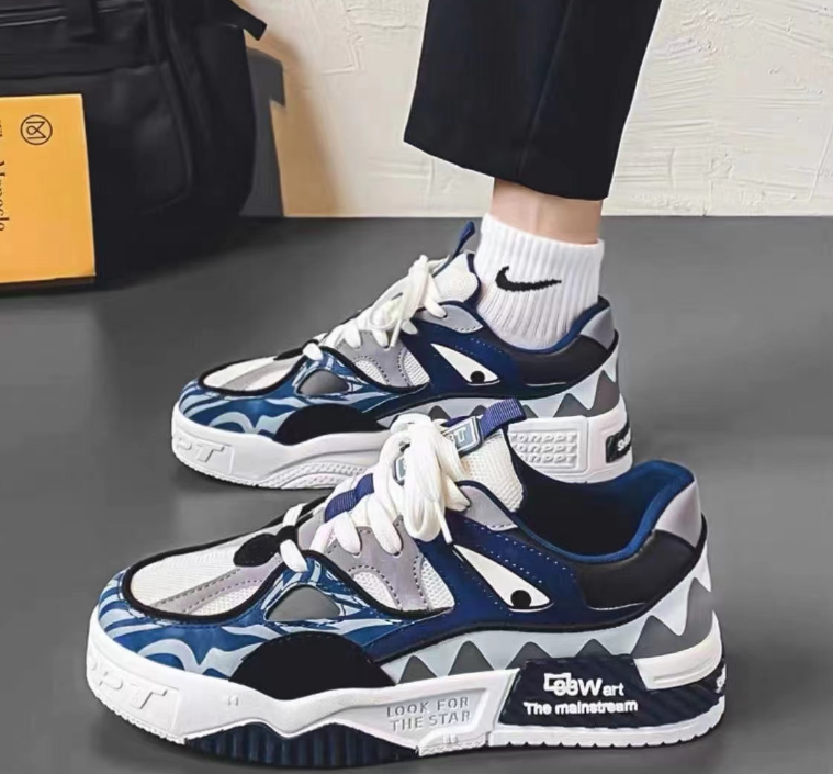 Men's wholesale sneaker YJ05 - White/Black